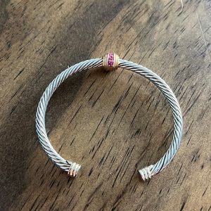 Pink Cable Bracelet